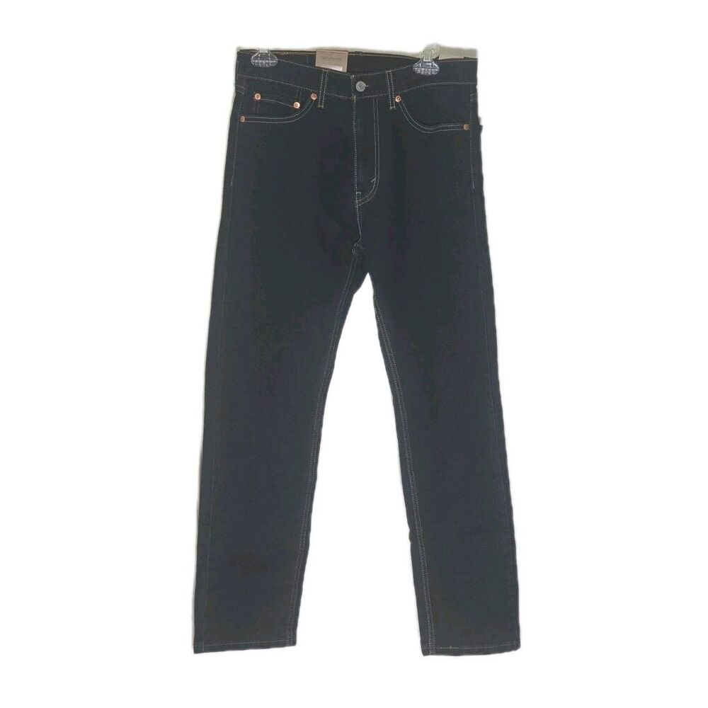 Levi's 505 Regular Stretch Men's Straight Jeans Dark Blue Denim 30x30